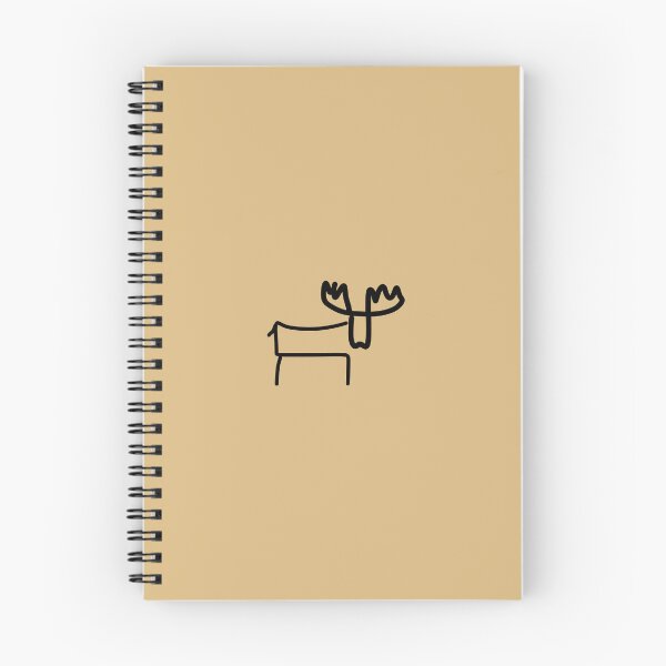 Item preview, Moose simple doodle line art sketch designed and sold by hitNmiss.