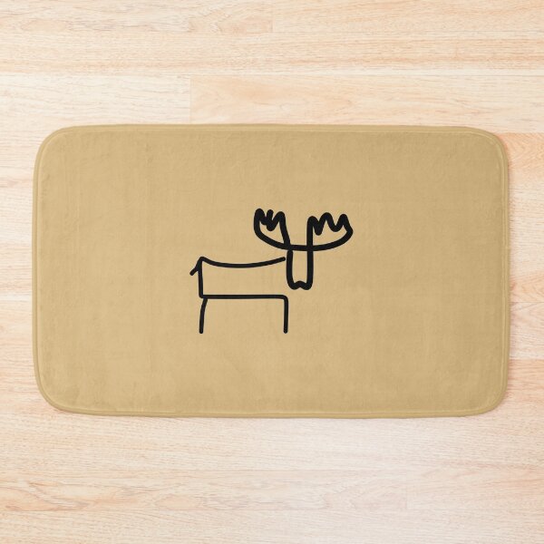 Item preview, Moose simple doodle line art sketch designed and sold by hitNmiss.