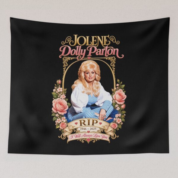 Item preview, Dolly Parton Memorial 1946 - 2026, Dolly Parton RIP, Dolly Parton Memorial, Country Music Legend Tribute, In Loving Memory Dolly Parton designed and sold by AnaZumiga.