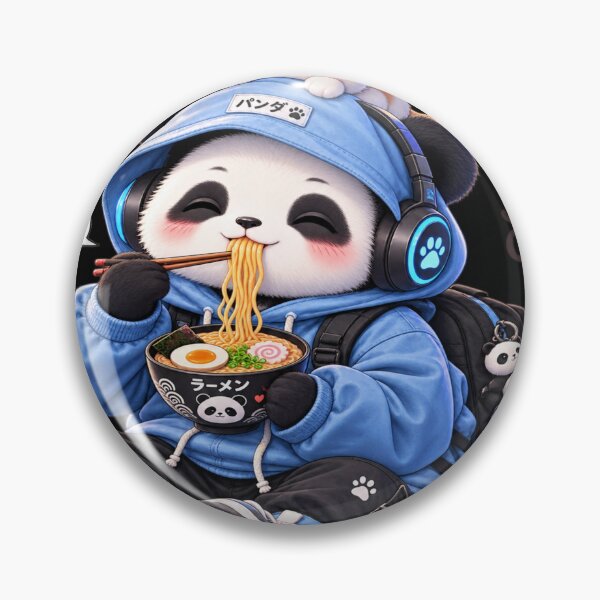 Item preview, Ramen Panda designed and sold by HACHI-SHOP.