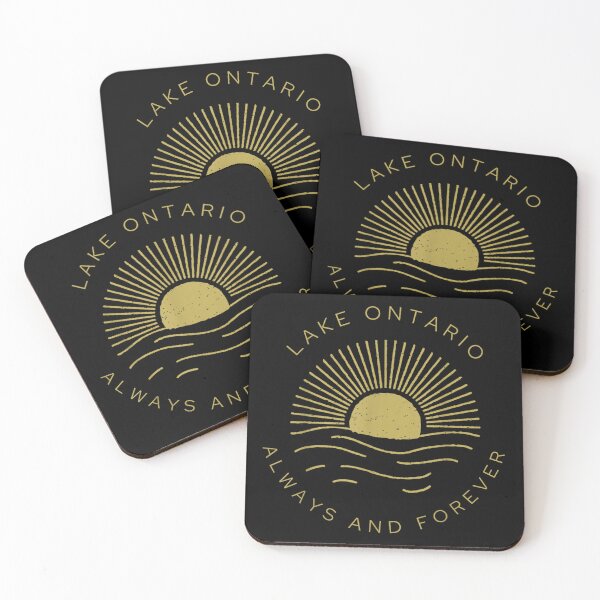 Item preview, Lake Ontario Sunrise Vintage Great Lakes Design designed and sold by Abigaildixon92.
