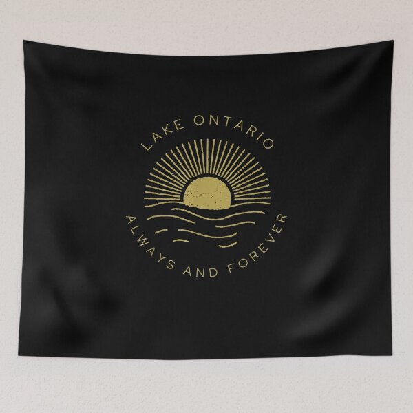 Item preview, Lake Ontario Sunrise Vintage Great Lakes Design designed and sold by Abigaildixon92.