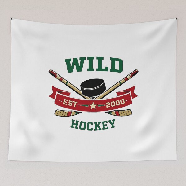 Item preview, Gráfico deportivo vintage de Wild Hockey Est. 2000 designed and sold by Galipeau2000.