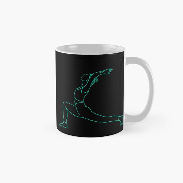 Item preview, Neon Yoga Pose – Minimalist Yoga Line Art designed and sold by drdoodle92 Art.