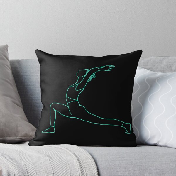 Item preview, Neon Yoga Pose – Minimalist Yoga Line Art designed and sold by drdoodle92 Art.