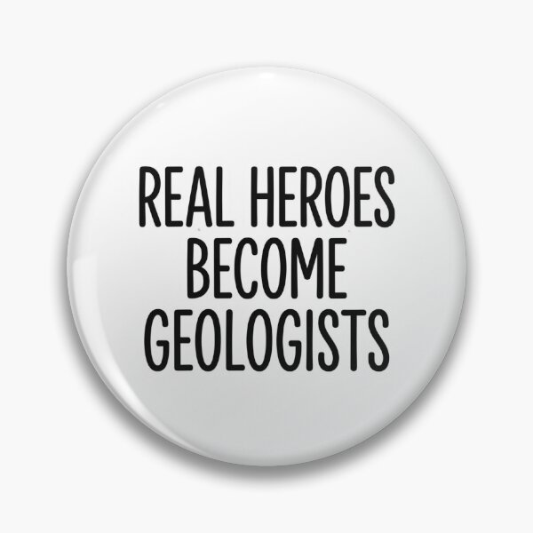 Item preview, Real Heroes Become Geologists Funny Geology Rockhound Earth Science designed and sold by raedattia.