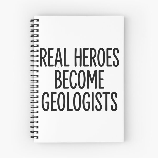 Item preview, Real Heroes Become Geologists Funny Geology Rockhound Earth Science designed and sold by raedattia.