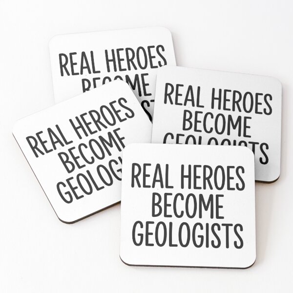 Item preview, Real Heroes Become Geologists Funny Geology Rockhound Earth Science designed and sold by raedattia.