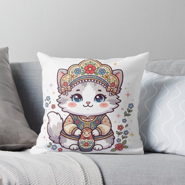 Item preview, Kawaii Russian Chibi Kitten Matryoshka designed and sold by  Cat Lady.