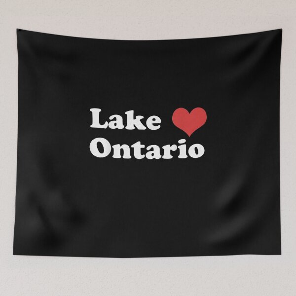 Item preview, Lake Ontario Heart Retro Typography Love Design designed and sold by Abigaildixon92.