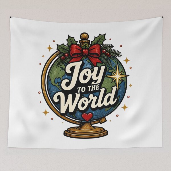 Item preview, Joy to the World Signature Symbol Christmas Design designed and sold by KristenosNehk.