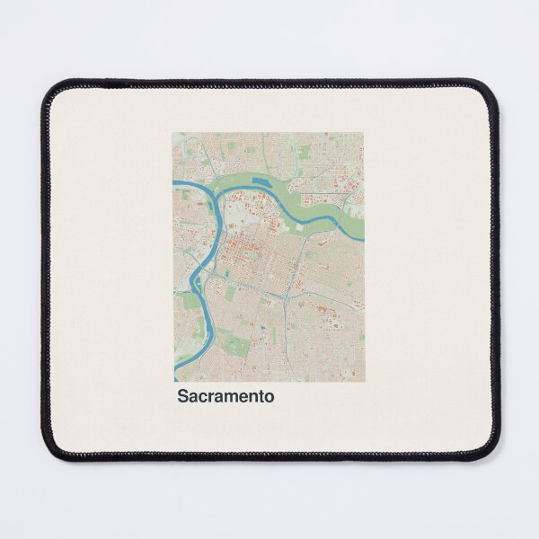 Item preview, Sacramento Minimalistic Map Art designed and sold by MapsNerd.