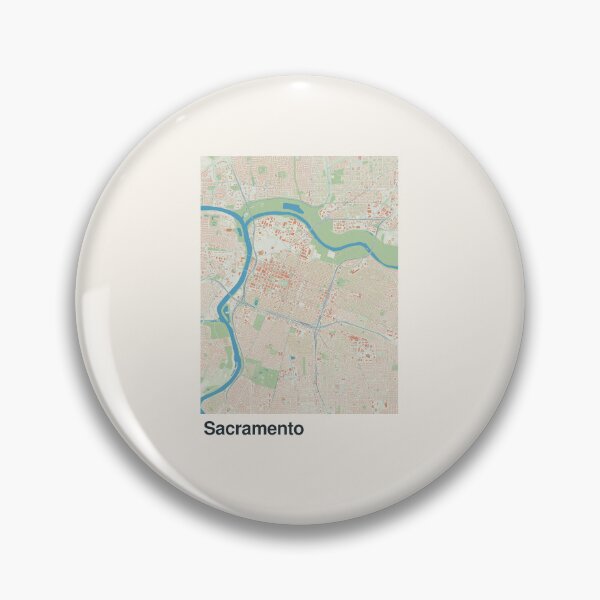 Item preview, Sacramento Minimalistic Map Art designed and sold by MapsNerd.