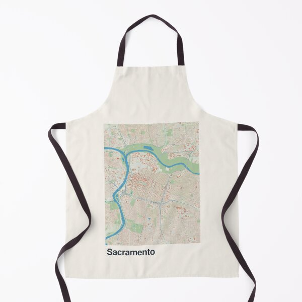 Item preview, Sacramento Minimalistic Map Art designed and sold by MapsNerd.