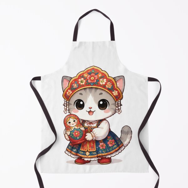Item preview, Russian Chibi Kitten Matryoshka designed and sold by  Cat Lady.