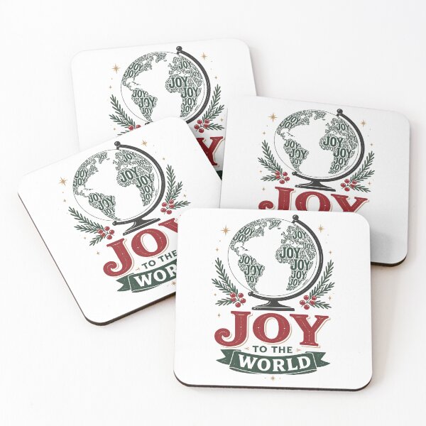 Item preview, Joy to the World Creative Quote Shape Christmas Design designed and sold by KristenosNehk.