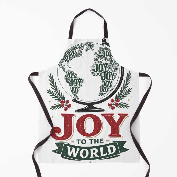 Item preview, Joy to the World Creative Quote Shape Christmas Design designed and sold by KristenosNehk.