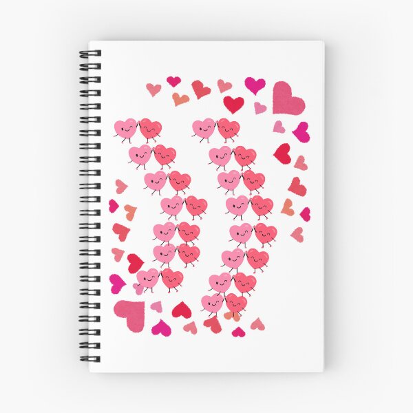 Item preview, Dancing hearts in Pink and Red combination Duvet Cover design designed and sold by SVSocialH.