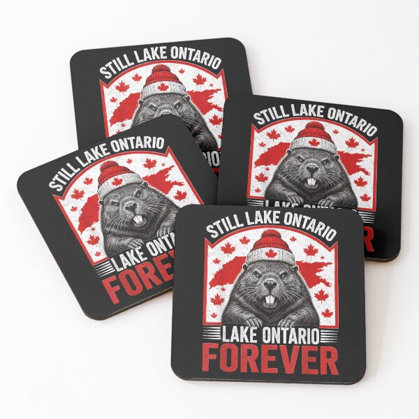 Item preview, Still Lake Ontario Forever Canadian Beaver Vintage Design designed and sold by Abigaildixon92.