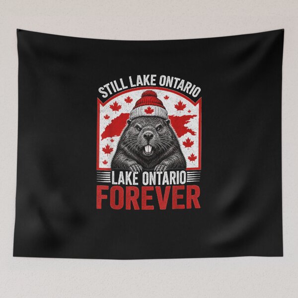 Item preview, Still Lake Ontario Forever Canadian Beaver Vintage Design designed and sold by Abigaildixon92.