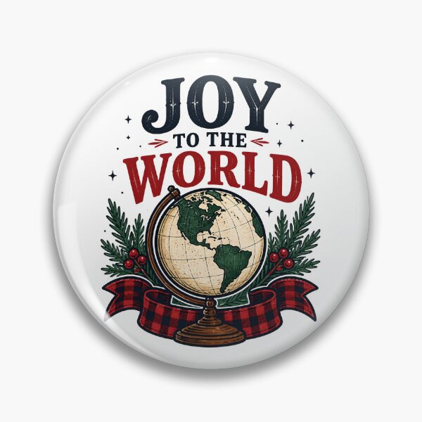 Item preview, Joy to the World Buffalo Check Farmhouse Christmas Design designed and sold by KristenosNehk.