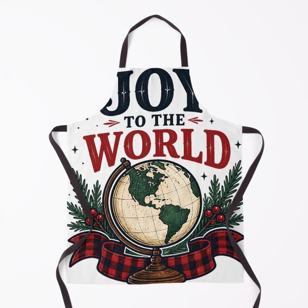 Item preview, Joy to the World Buffalo Check Farmhouse Christmas Design designed and sold by KristenosNehk.