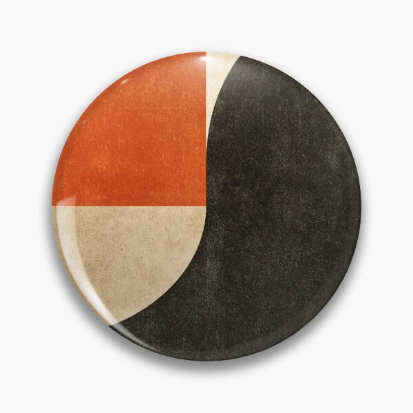 Item preview, Mid-Century Modern Bauhaus Geometric Shapes - Two Tone Earthy - Abstract Terracotta Retro Art designed and sold by GrinGalore.
