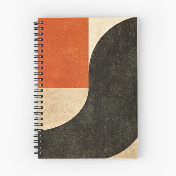 Item preview, Mid-Century Modern Bauhaus Geometric Shapes - Two Tone Earthy - Abstract Terracotta Retro Art designed and sold by GrinGalore.