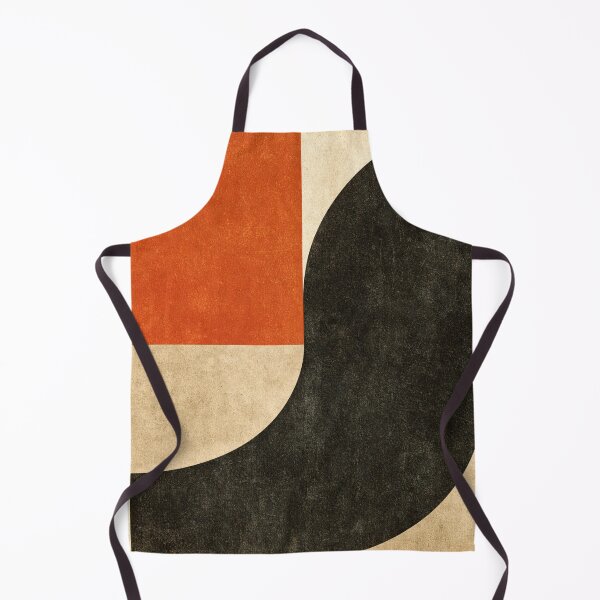 Item preview, Mid-Century Modern Bauhaus Geometric Shapes - Two Tone Earthy - Abstract Terracotta Retro Art designed and sold by GrinGalore.