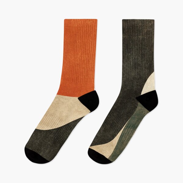 Item preview, Mid-Century Modern Bauhaus Geometric Shapes - Two Tone Earthy - Abstract Terracotta Retro Art designed and sold by GrinGalore.