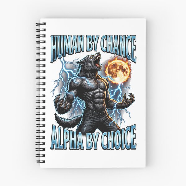 Item preview, Funny Alpha Wolf Meme Human By Chance Alpha Choice  designed and sold by MOONE FLOWER.