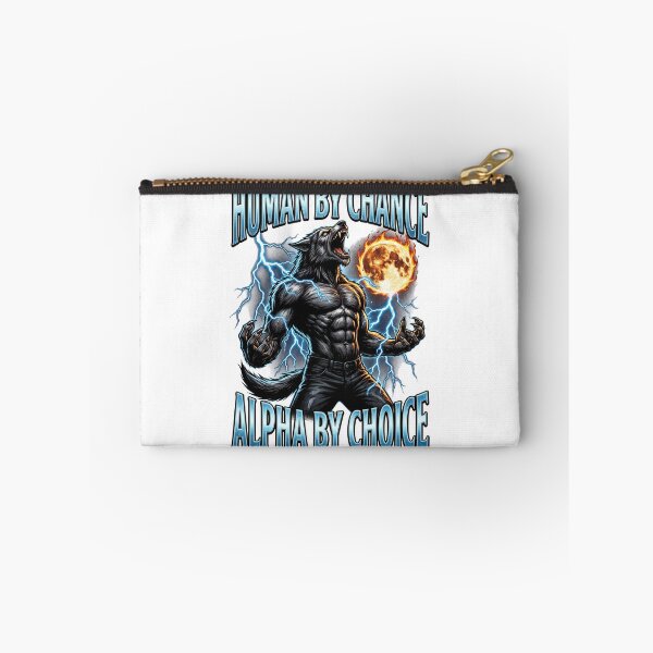 Item preview, Funny Alpha Wolf Meme Human By Chance Alpha Choice  designed and sold by MOONE FLOWER.