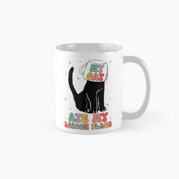 Item preview, Funny Teacher Cat Ate My Lesson Plans Humor Women Student T-Shirt designed and sold by gidget-gadget.