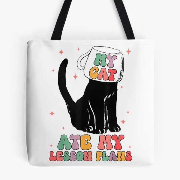 Item preview, Funny Teacher Cat Ate My Lesson Plans Humor Women Student T-Shirt designed and sold by gidget-gadget.