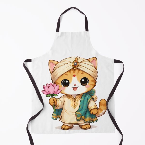 Item preview, Indian Chibi Kitten Vector designed and sold by Cat Lady.