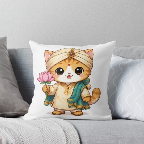 Item preview, Vector de gatito chibi indio designed and sold by  Cat Lady.