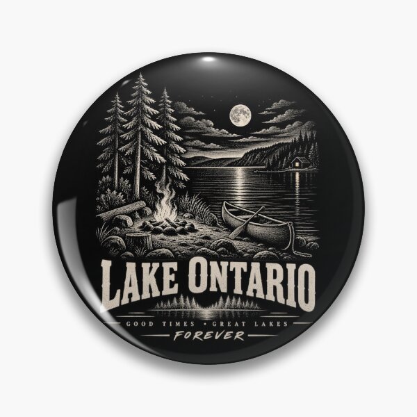 Item preview, Lake Ontario Good Times Forever – Moonlight Camping & Canoe designed and sold by will freed18.