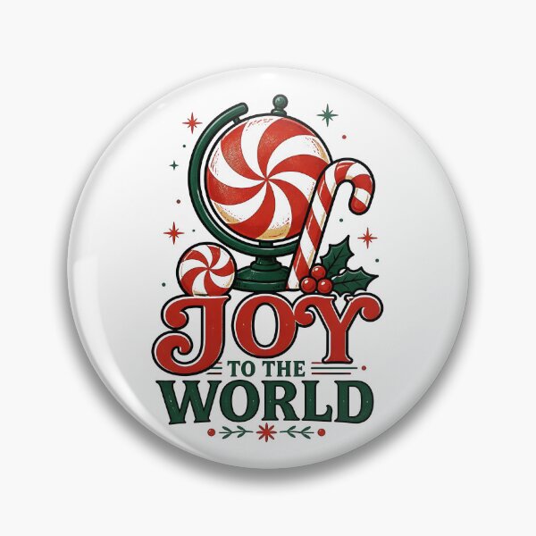 Item preview, Joy to the World Candy Cane and Peppermint Christmas Design designed and sold by KristenosNehk.