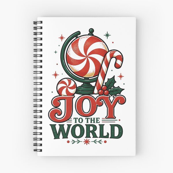 Item preview, Joy to the World Candy Cane and Peppermint Christmas Design designed and sold by KristenosNehk.