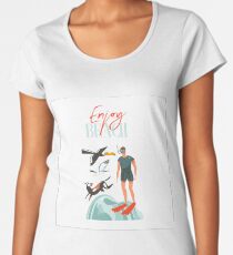 Enjoy beach Women's Premium T-Shirt