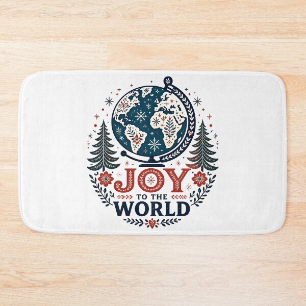 Item preview, Joy to the World Nordic Scandinavian Christmas Design designed and sold by KristenosNehk.
