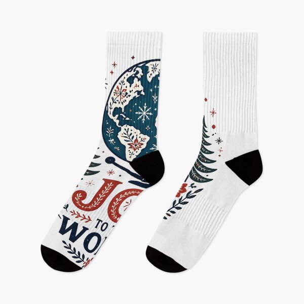Item preview, Joy to the World Nordic Scandinavian Christmas Design designed and sold by KristenosNehk.