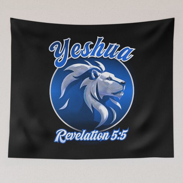 Item preview, Yeshua Revelation 5:5 Blue designed and sold by Tripp Art Studio.