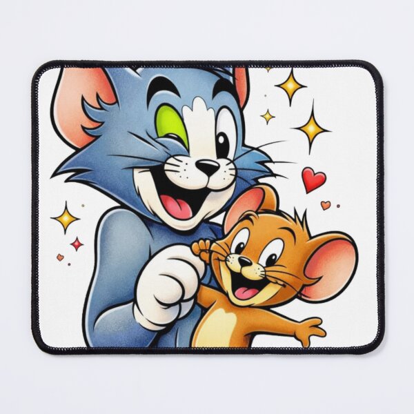 Item preview, Funny Cat & Mouse Cartoon T-Shirt Design | Cute Classic Duo designed and sold by Cool Tee World .