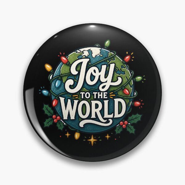 Item preview, Joy to the World Christmas Lights Pattern Christmas Design designed and sold by KristenosNehk.