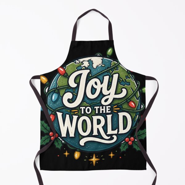 Item preview, Joy to the World Christmas Lights Pattern Christmas Design designed and sold by KristenosNehk.
