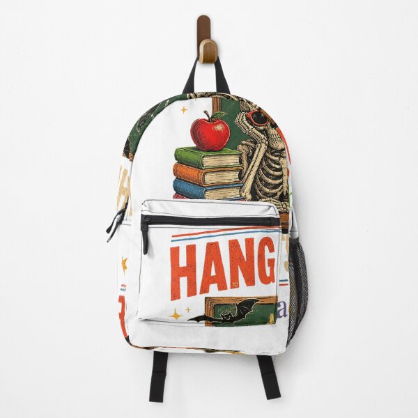 Item preview, Hang in There It Gets Worse Skeleton Funny Sarcastic Teacher T-Shirt designed and sold by Magoya Store ⭐⭐⭐⭐⭐.
