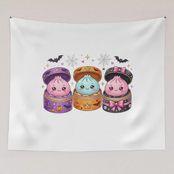Item preview, Cute Halloween Dumplings Kawaii Spooky Food designed and sold by Merchrise.