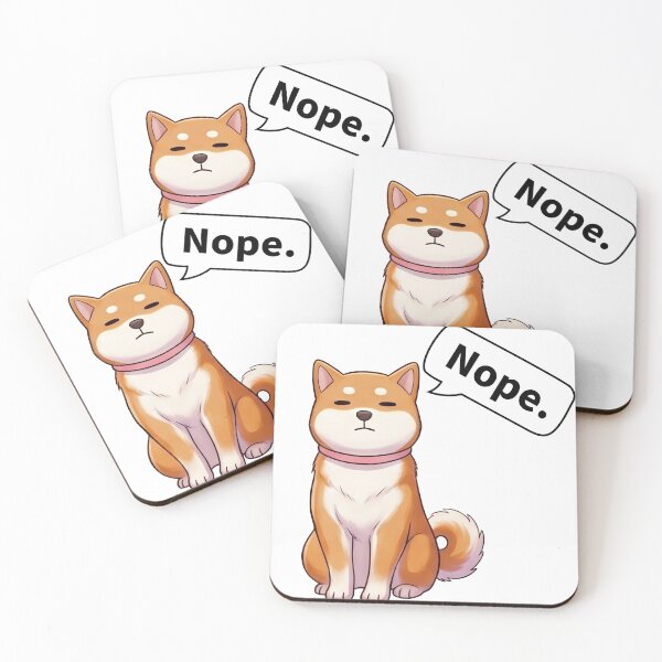 Item preview, Stubborn Shiba Inu - Nope. designed and sold by tigre555.