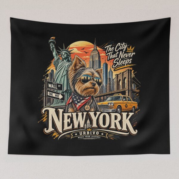 Item preview, New York City Vintage Retro – NYC Urban Adventure – The City That Never Sleeps designed and sold by URBIVO.